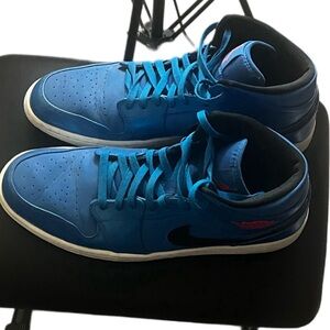 Air Jordan 1 Sz 13 Royal Blue/Orange